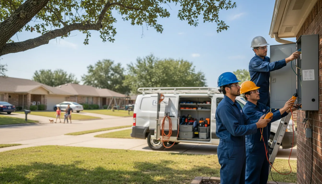 Certified electrician providing emergency electrical services in Chancellor, SD